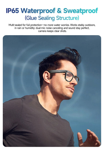Upgraded Smart Sunglasses Unisex - Camera Video AI Interaction Translation Bluetooth Call | FunWearCode's Selection