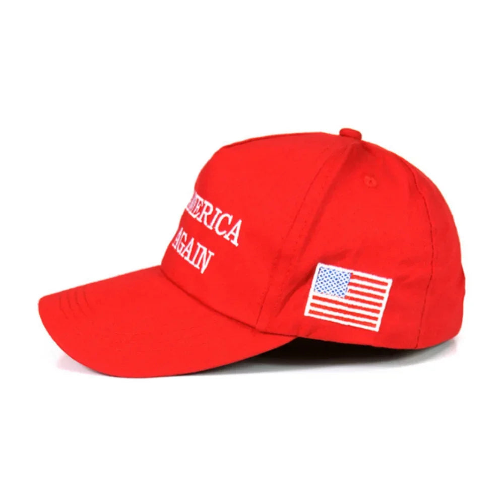 New Style Makes America Great Again Baseball Cap - Embroidered Graphic Text | FunWearCode's Selection
