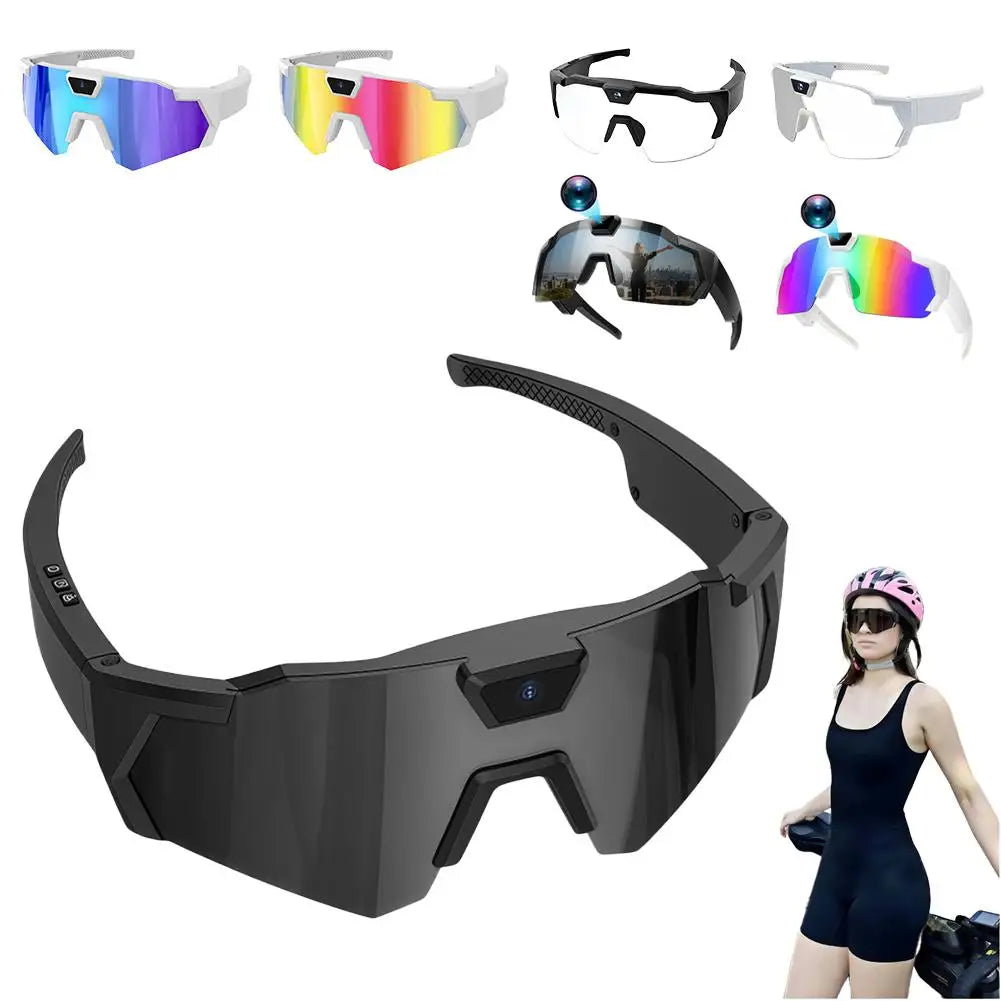 Sports HD Video Glasses - Hiking Jogging Cycling Skiing Climbing Flying Dynamic Recorder Goggles | FunWearCode's Selection