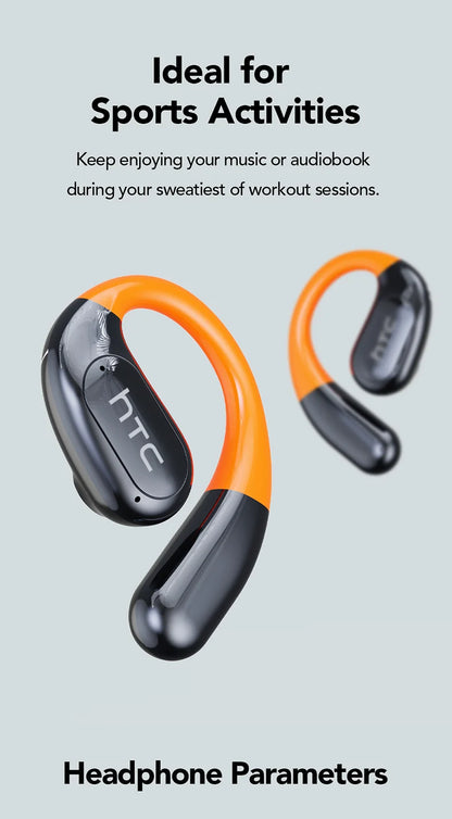 AI Translator Sports Wireless Earbuds - LCD Touch Screen Glowing Earhook | FunWearCode's Selection