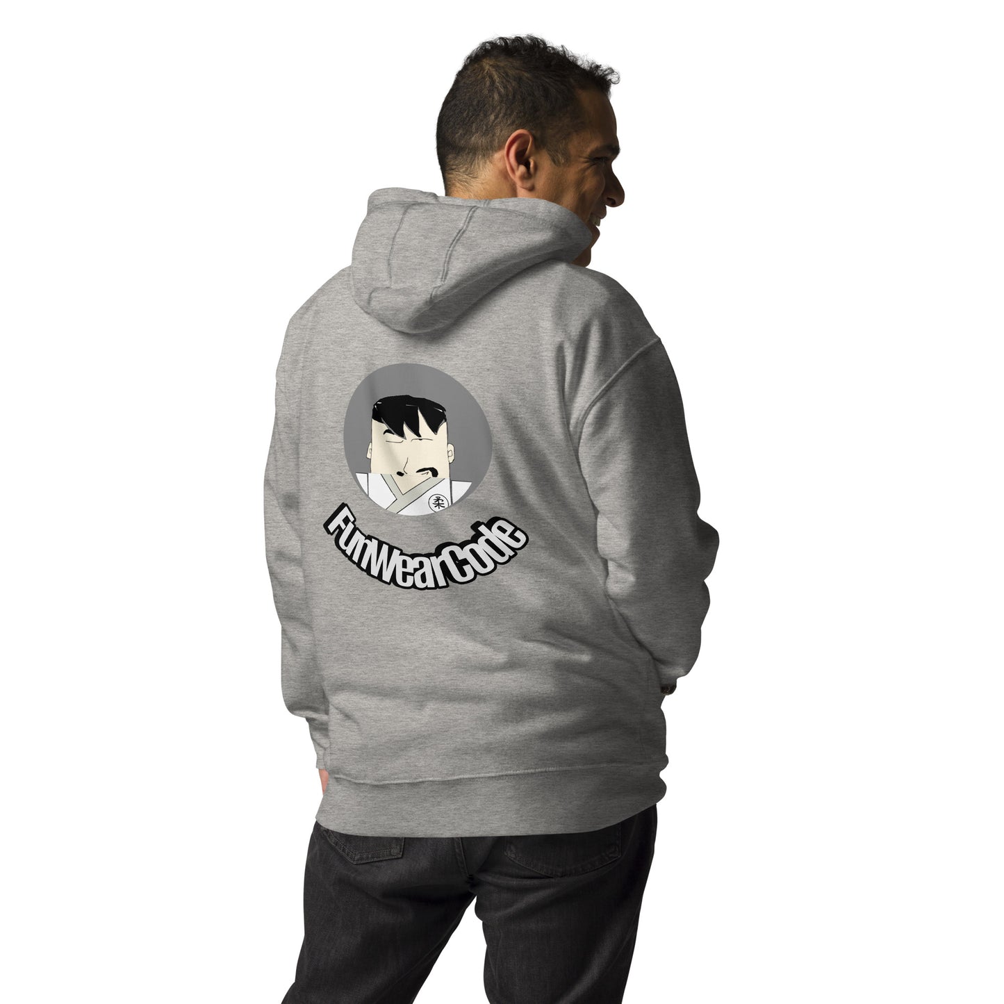 Judo Cartoon Graphic Hoodie – Fun Martial Arts | FunWearCode