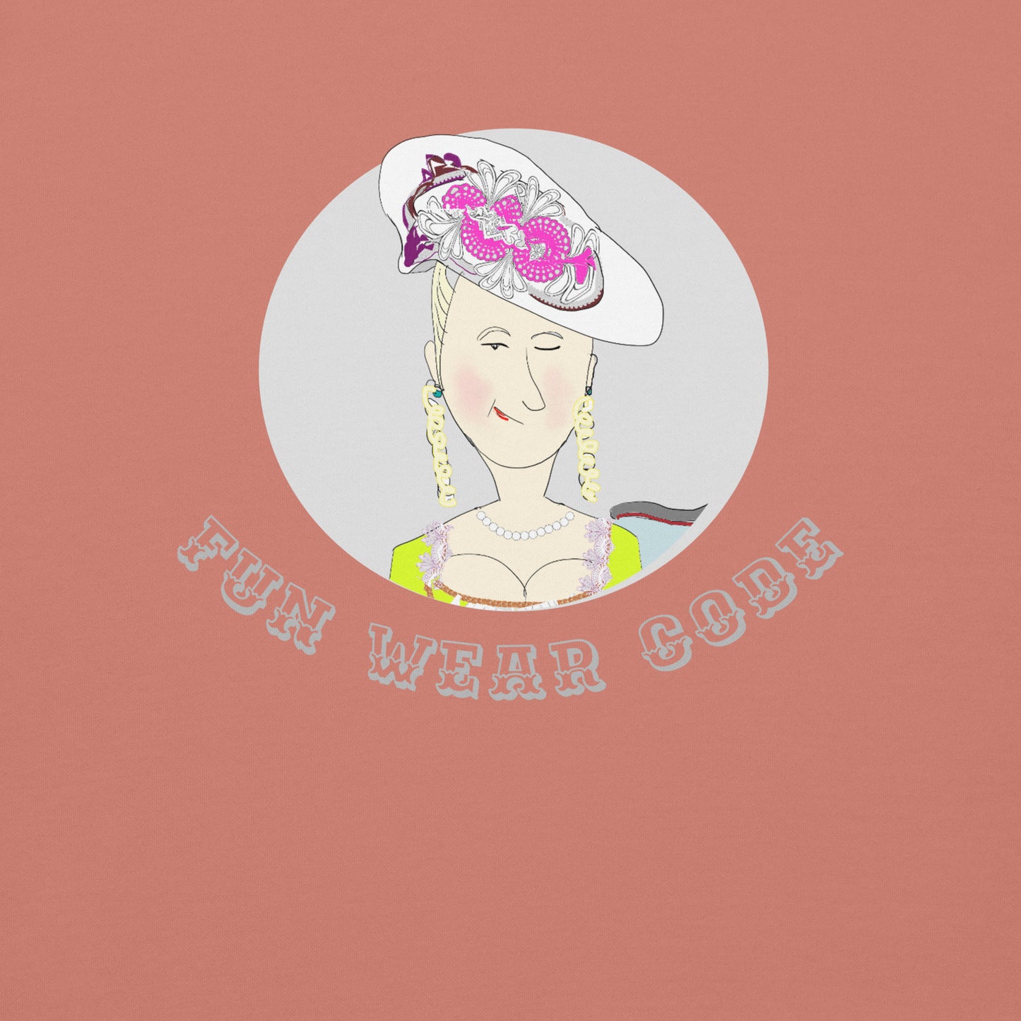 Trendy Vintage English Lady Hoodie – Stylish Retro Streetwear | FunWearCode