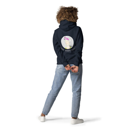 Trendy Vintage English Lady Hoodie – Stylish Retro Streetwear | FunWearCode