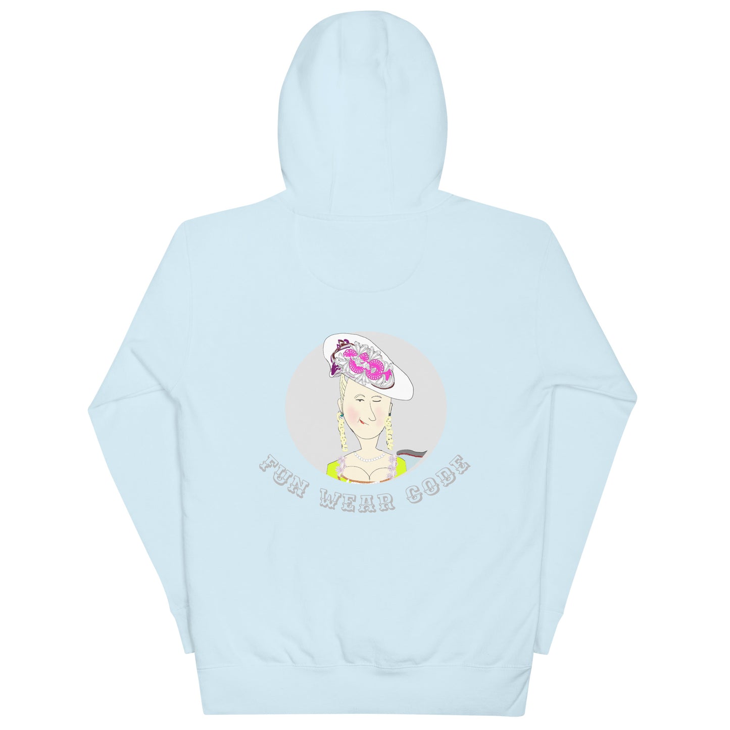 Trendy Vintage English Lady Hoodie – Stylish Retro Streetwear | FunWearCode