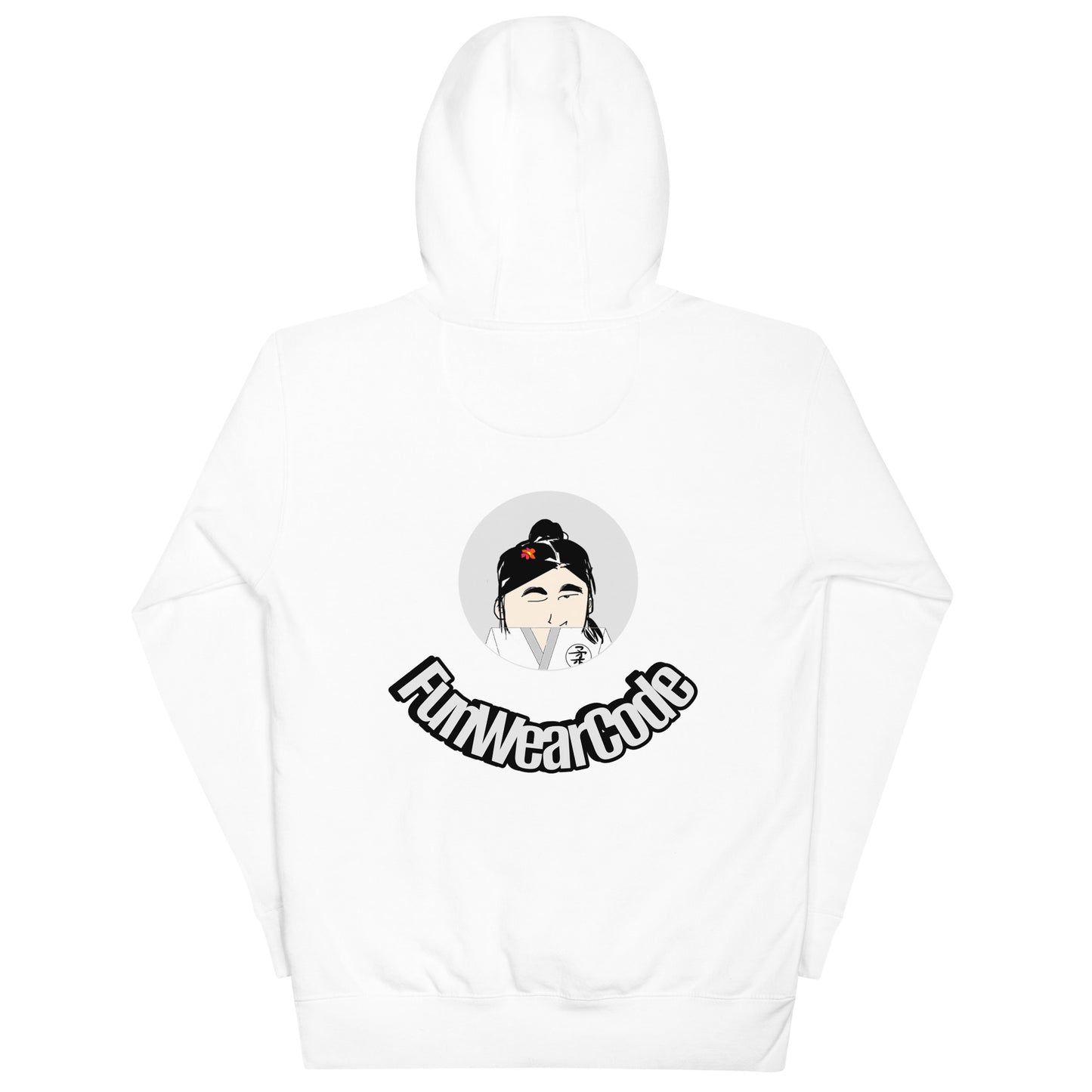Judo Lady Graphic Cartoon Hoodie – Fun Martial Arts Sweatshirt | FunWearCode
