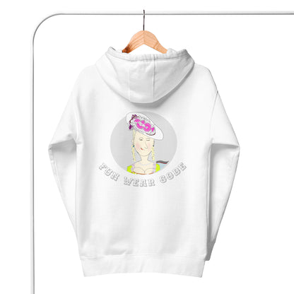 Trendy Vintage English Lady Hoodie – Stylish Retro Streetwear | FunWearCode