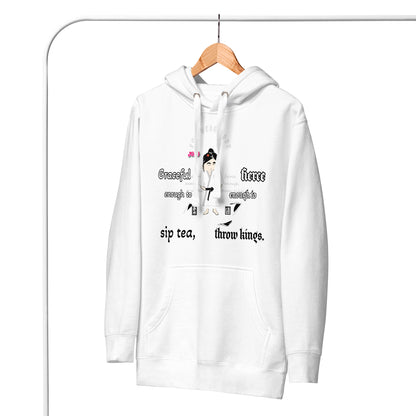Judo Lady Graphic Cartoon Hoodie – Fun Martial Arts Sweatshirt | FunWearCode