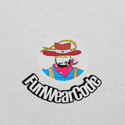 Unisex Cowboy Graphic Hoodie – Vintage Western Style Design | FunWearCode