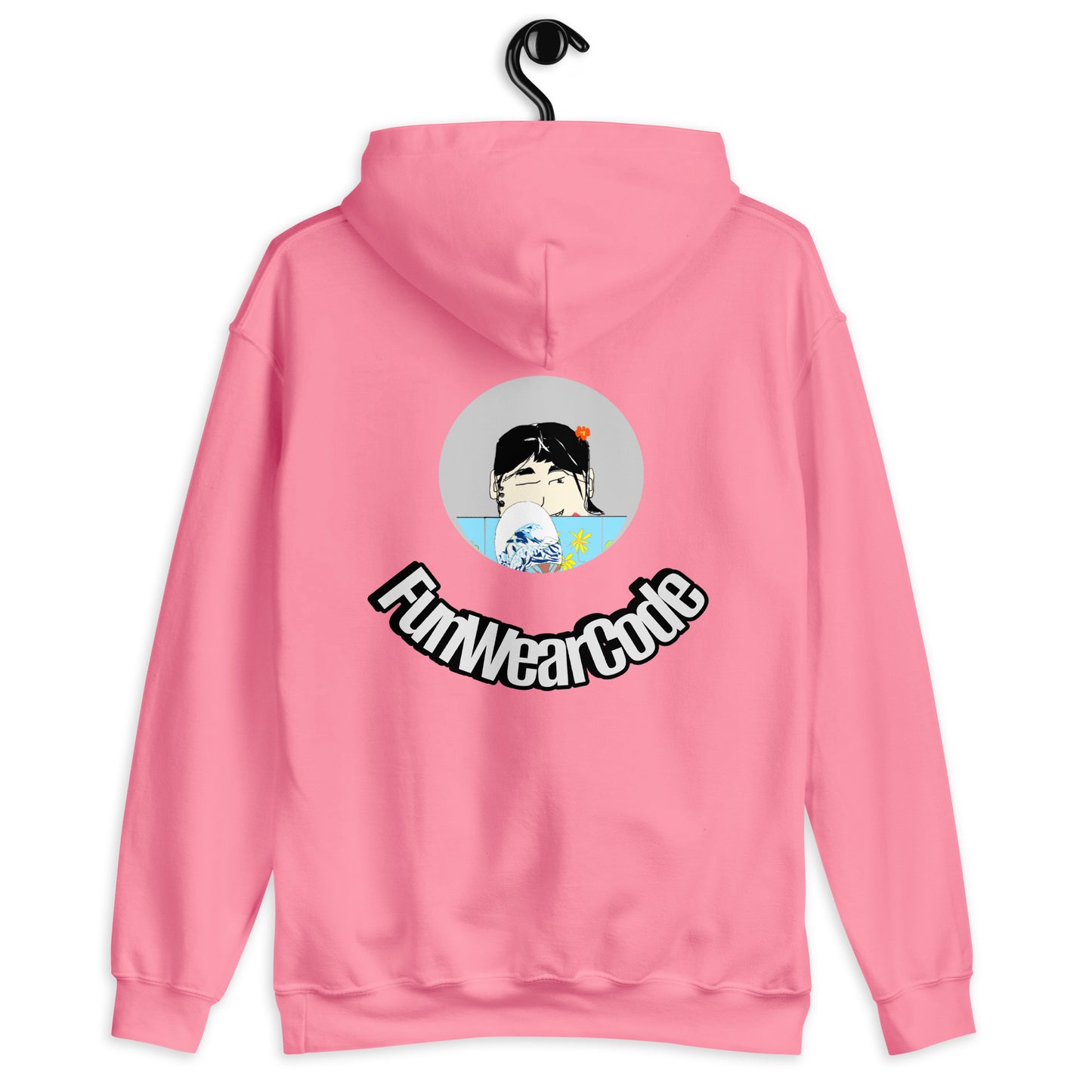 Unisex Japanese Yukata Graphic Hoodie – Fun Japanese Iconic Design | FunWearCode