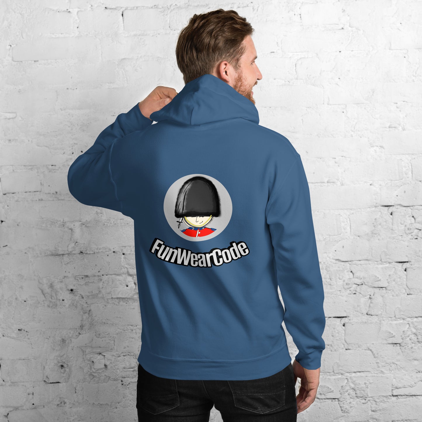 Unisex Cozy Hoodie – Fun Royal Guardsman Graphic Design | FunWearCode