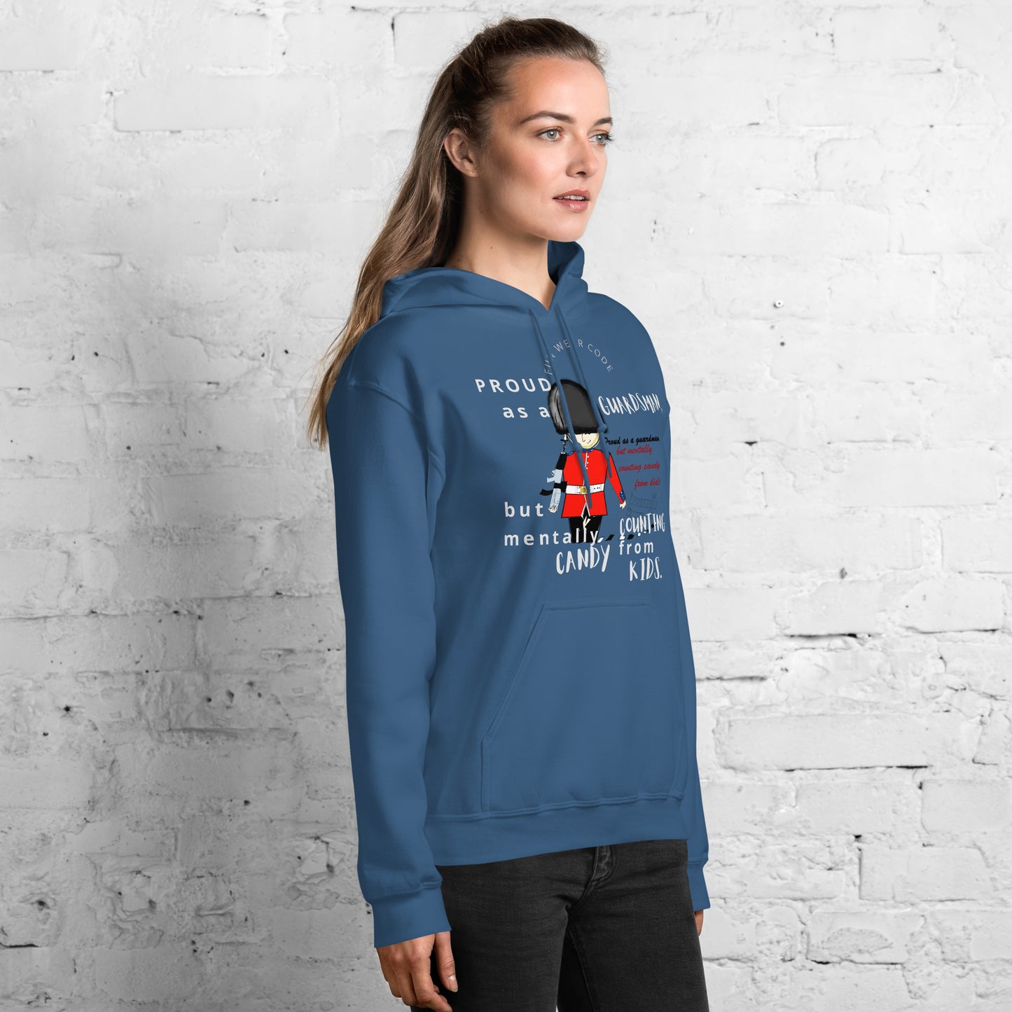 Unisex Cozy Hoodie – Fun Royal Guardsman Graphic Design | FunWearCode