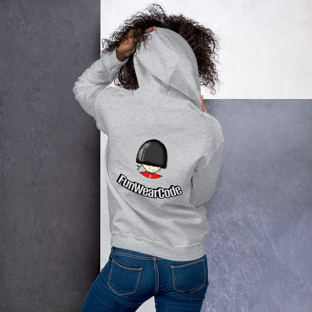 Unisex Cozy Hoodie – Fun Royal Guardsman Graphic Design | FunWearCode