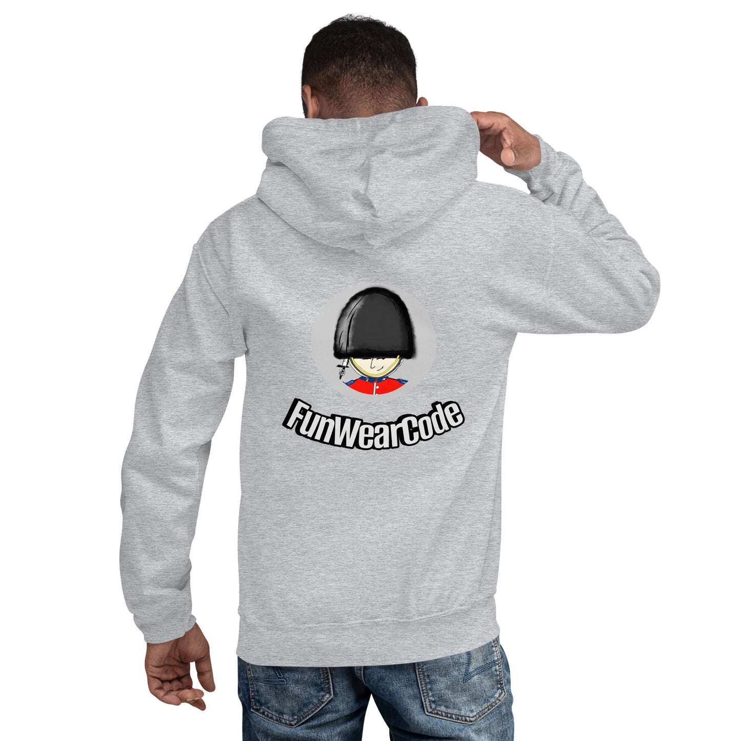 Unisex Cozy Hoodie – Fun Royal Guardsman Graphic Design | FunWearCode