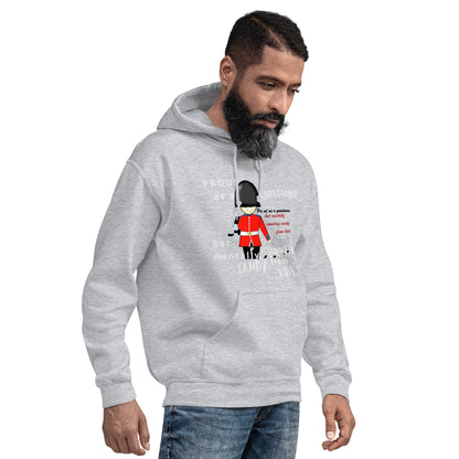 Unisex Cozy Hoodie – Fun Royal Guardsman Graphic Design | FunWearCode