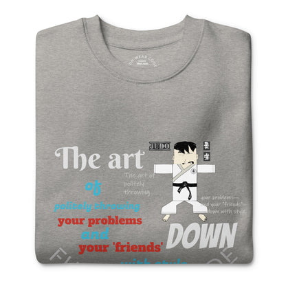 Judo Theme Long Sleeve Tee – Fun Martial Arts Shirt | FunWearCode