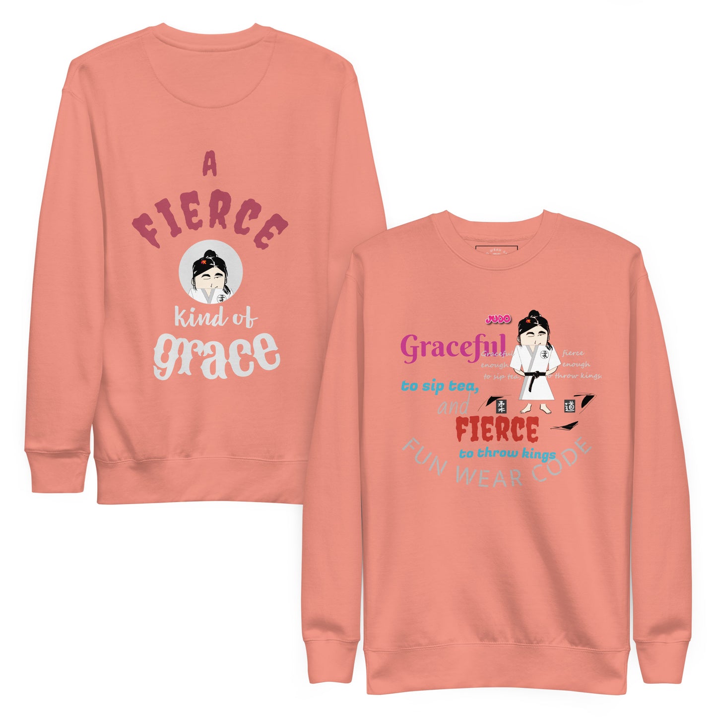 Judo Lady Long Sleeve Tee – Stylish Martial Arts Inspired Sweatshirt | FunWearCode