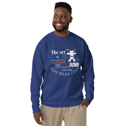 Judo Theme Long Sleeve Tee – Fun Martial Arts Shirt | FunWearCode