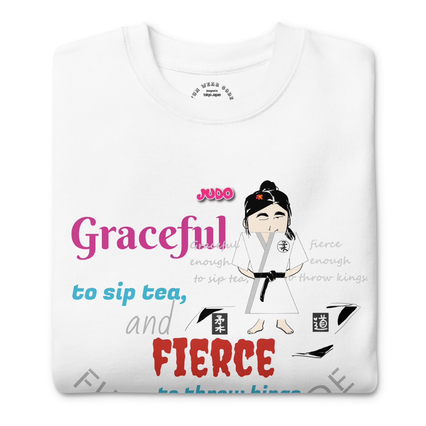 Judo Lady Long Sleeve Tee – Stylish Martial Arts Inspired Sweatshirt | FunWearCode