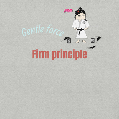 Lady Judo Theme T-Shirt – Comfortable Martial Arts Graphic Tee | FunWearCode