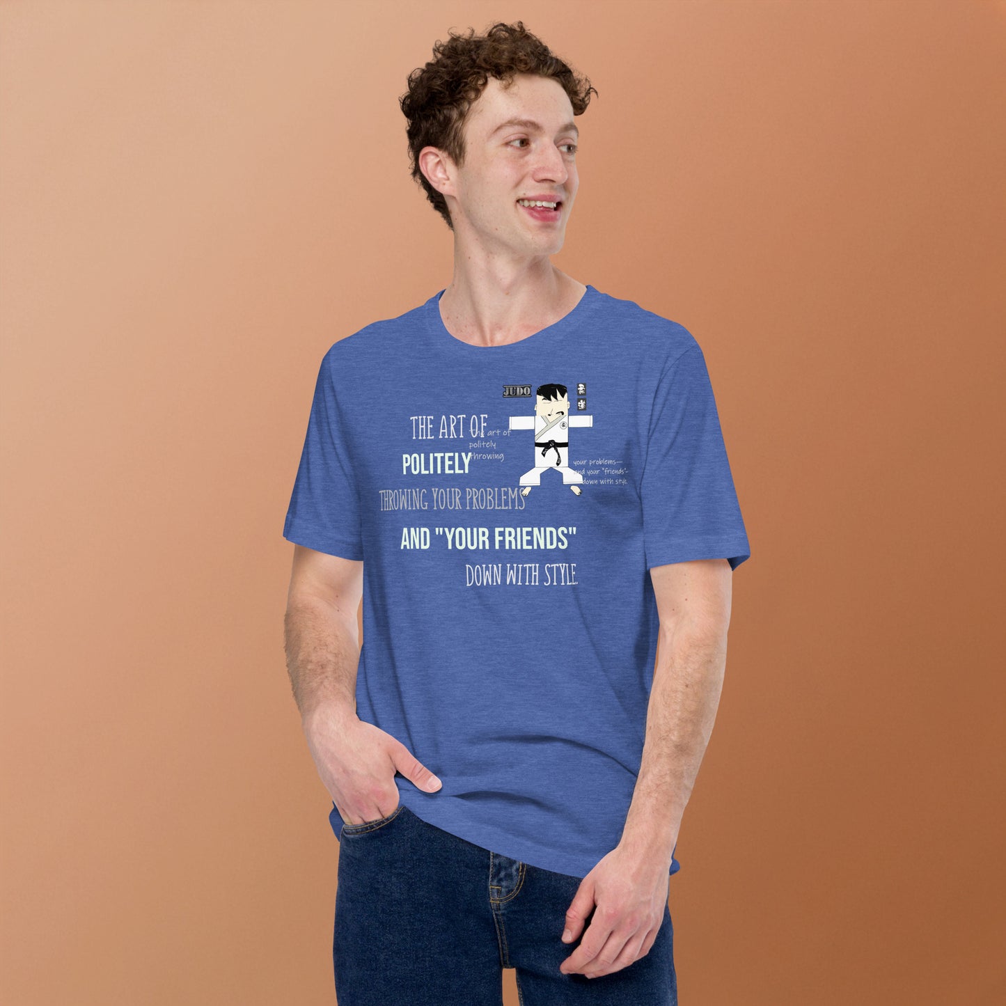 Authentic Judo Theme T-Shirt - Fun Martial Arts Graphic Tee | FunWearCode