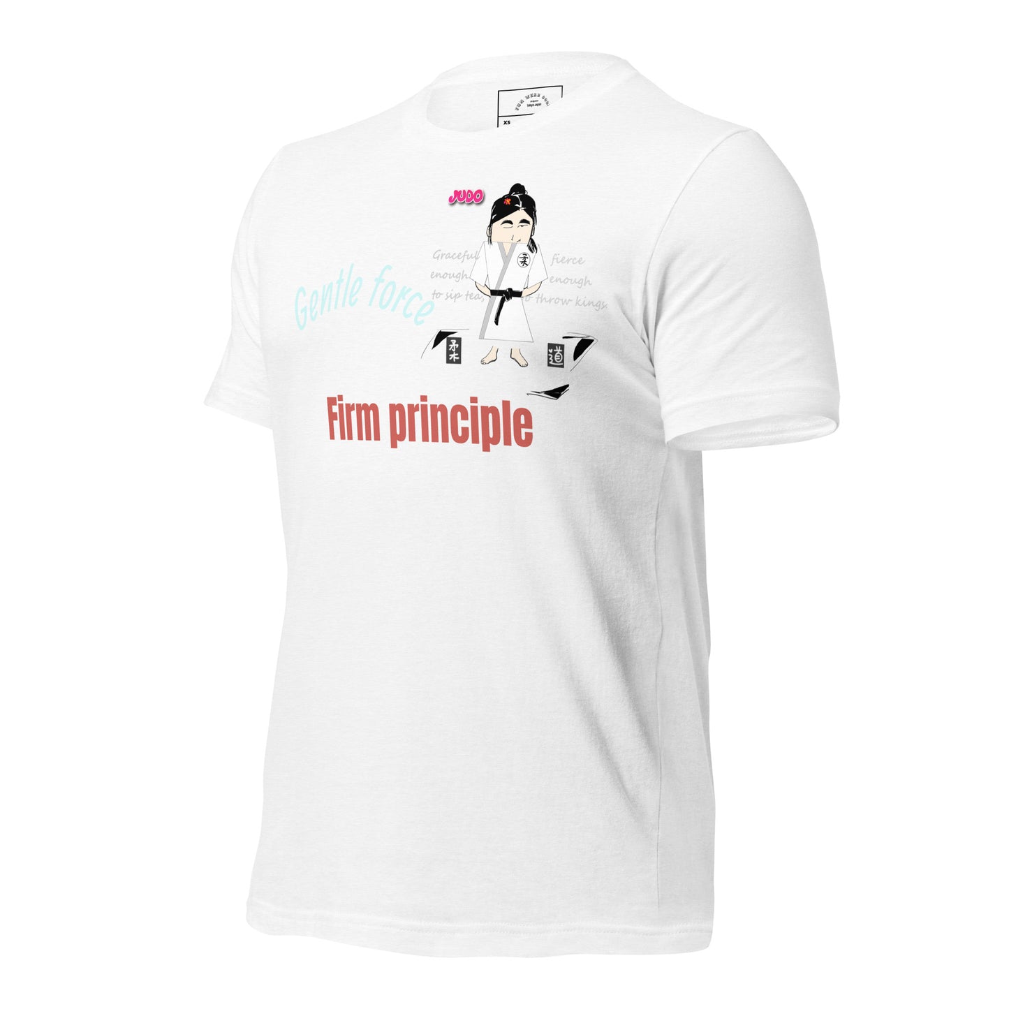 Lady Judo Theme T-Shirt – Comfortable Martial Arts Graphic Tee | FunWearCode