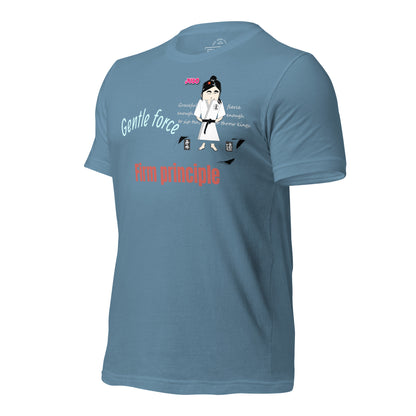 Lady Judo Theme T-Shirt – Comfortable Martial Arts Graphic Tee | FunWearCode