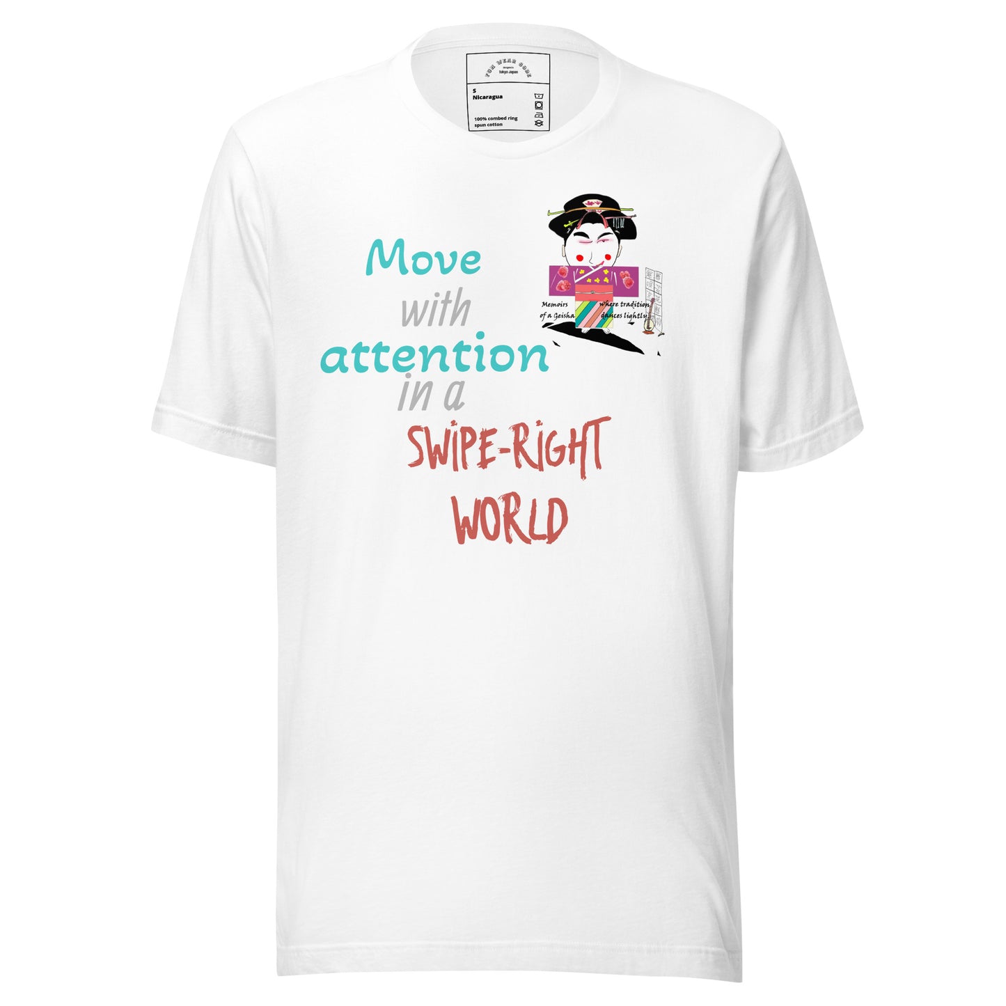 Unisex Fun Geisha T-Shirt - Vintage Japanese Iconic Tee | FunWearCode