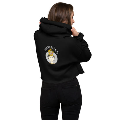 Trendy & Cozy Woman Crop Hoodie – Playful & Bold Thai Iconic Design | FunWearCode