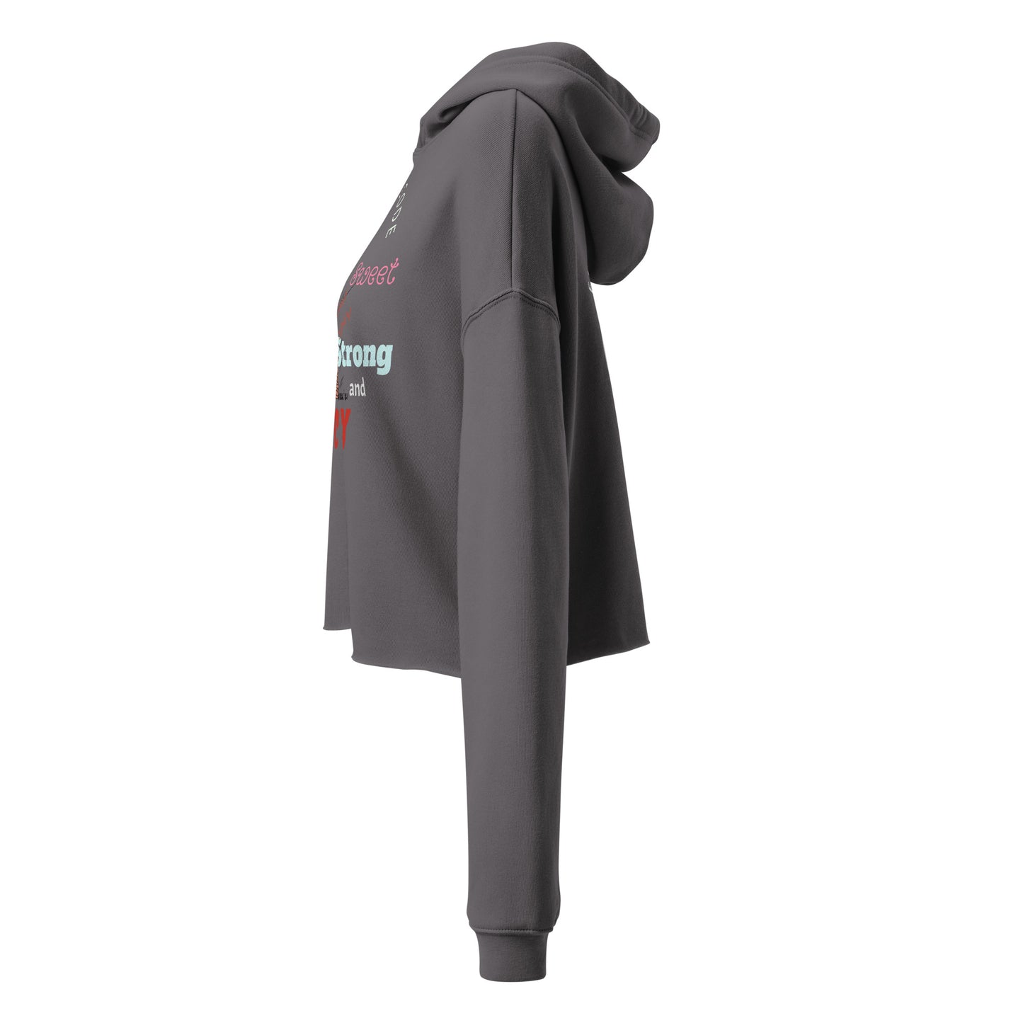 Trendy & Cozy Woman Crop Hoodie – Playful & Bold Thai Iconic Design | FunWearCode